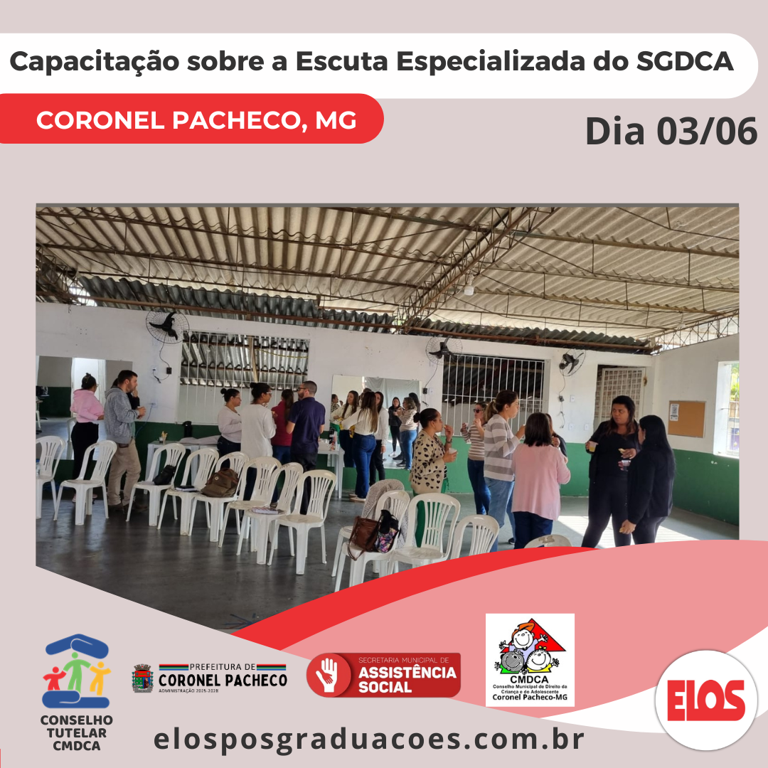 Capacitação sobre a Escuta Especializada dos atores do Sistema de Garantia dos Direitos da Criança e do Adolescente – SGDCA