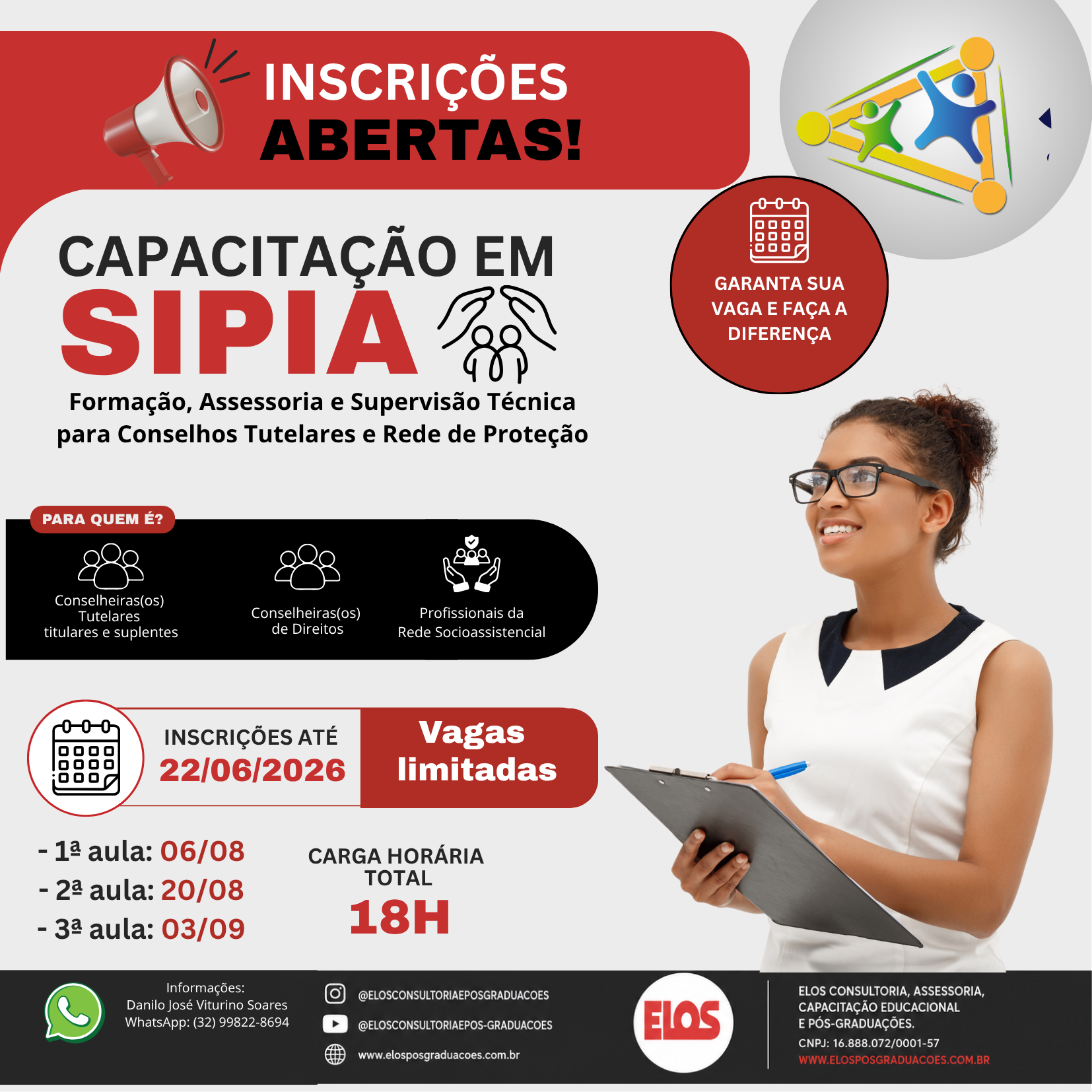 Capacitação em SIPIA: Formação, Assessoria e Supervisão Técnica para Conselhos Tutelares e Rede de Proteção