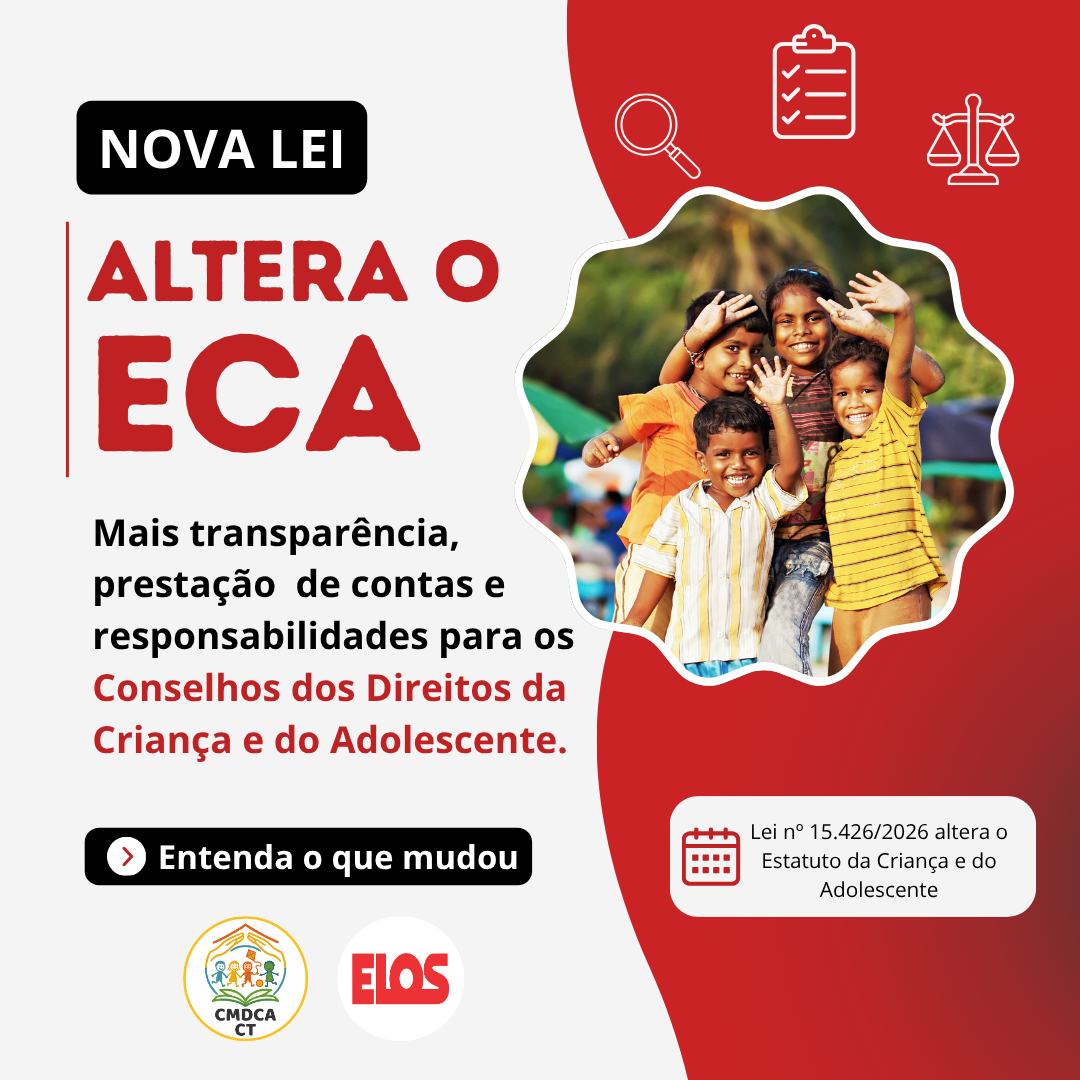 Nova lei reforça transparência e responsabilidade nos Conselhos dos Direitos da Criança e do Adolescente