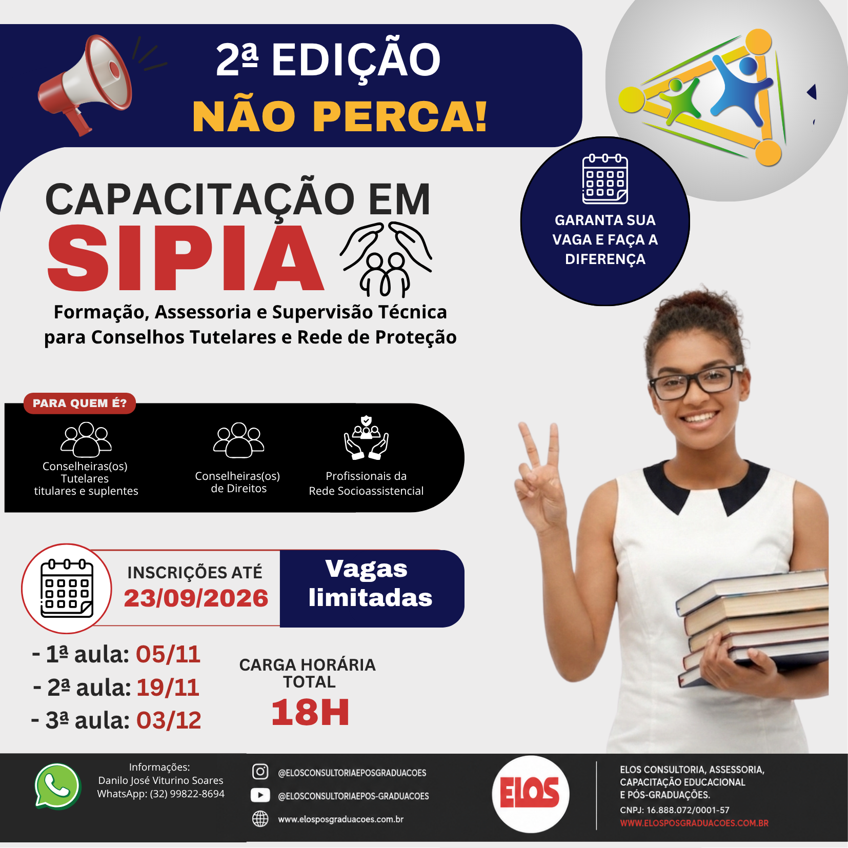 2ª EDIÇÃO capacitação sobre o Sistema de Informação para a Infância e Adolescência- SIPIA.