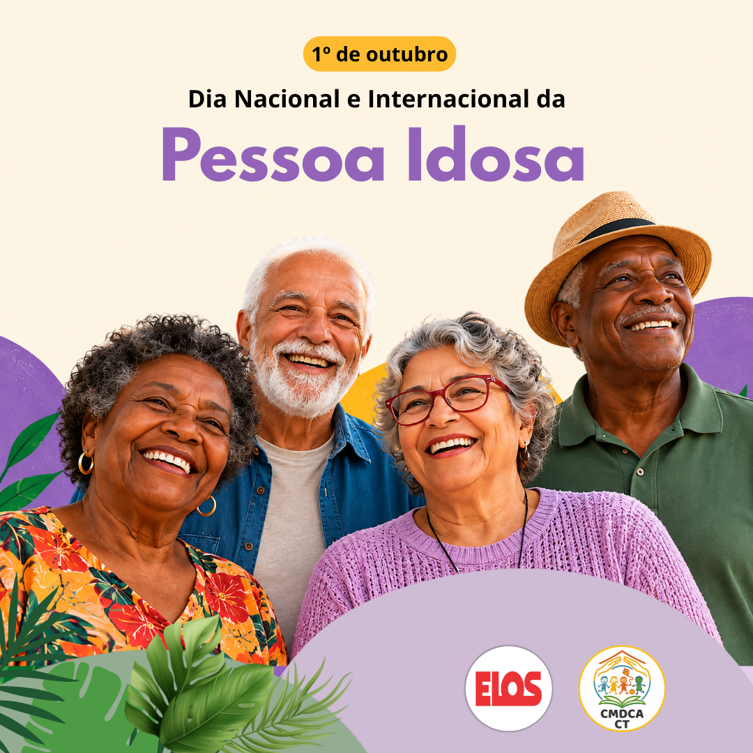 1º de outubro: Dia Nacional e Internacional da Pessoa Idosa reforça direitos, respeito e participação