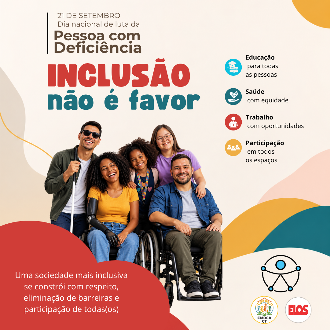 21 de setembro: inclusão se constrói com direitos, acessibilidade e participação