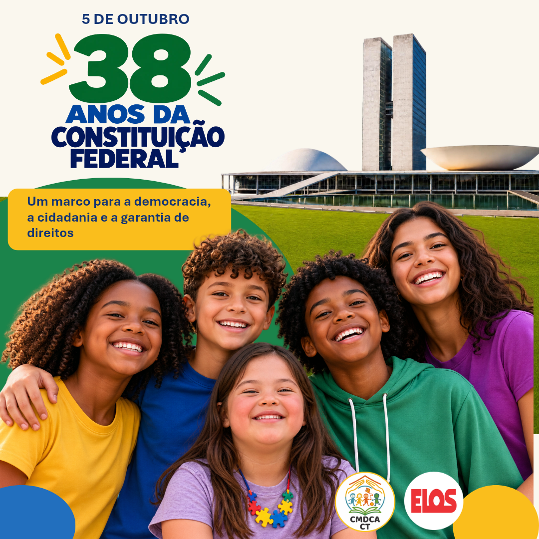Constituição Federal completa 38 anos: um marco na garantia de direitos no Brasil